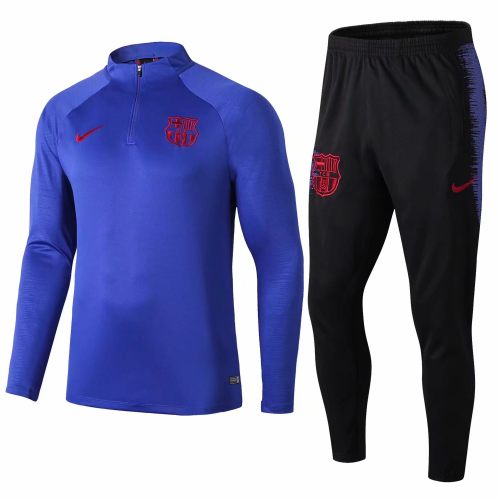 Barcelona Dark Blue Tracksuits Sweatshirt and Pants 2019/20